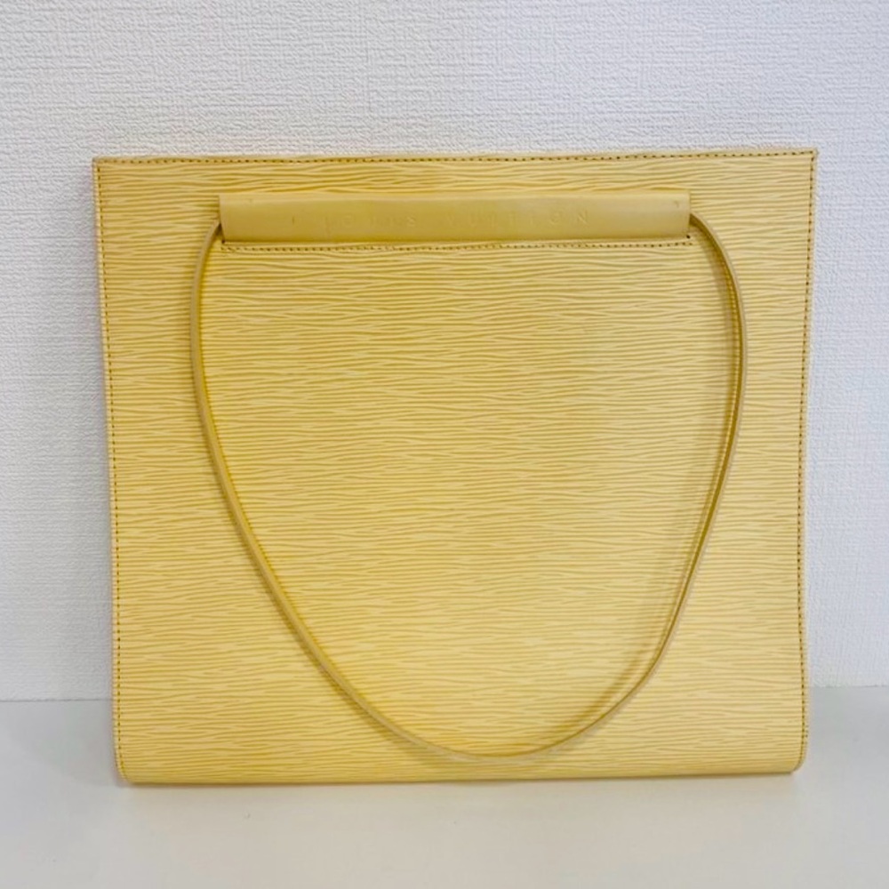 LOUIS VUITTON "SAINT TROPEZ" Taupe Epi Leather Shoulder Bag MI0081 - Pre owned